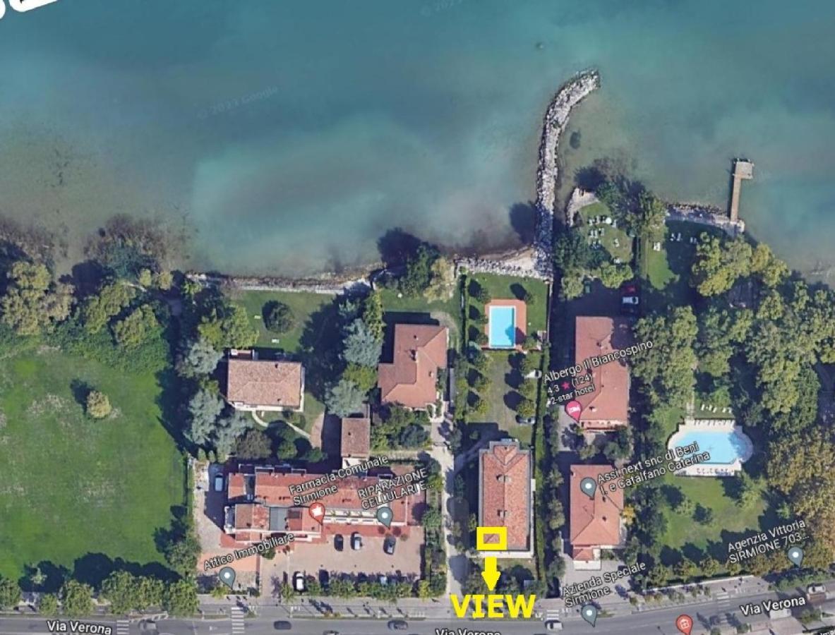 Casa Lugana 15 - Monolocale Con Piscina Fronte Lago Sirmione Luaran gambar